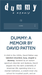 Mobile Screenshot of dummyamemoir.com